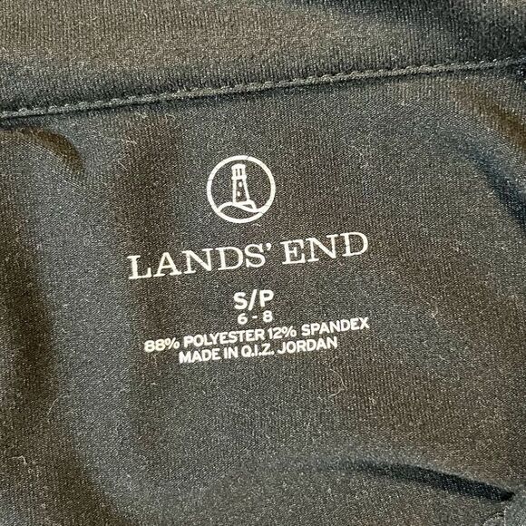 Lands End Women’s Black Hoodie Jacket Full Zip Up Small - Picture 6 of 13
